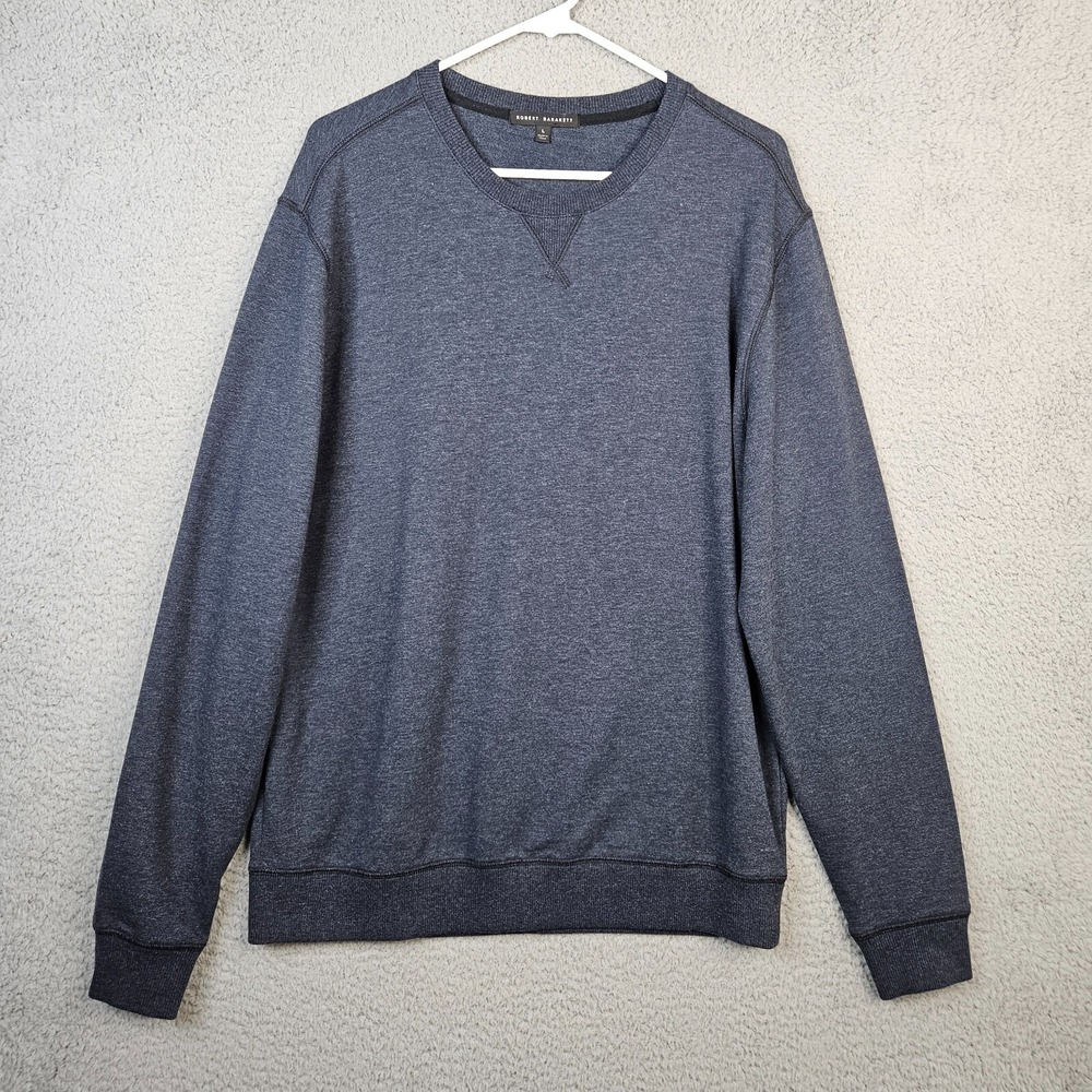 Robert Barakett Men's Stalworth Sweatshirt Pullover Dark Gray Size L